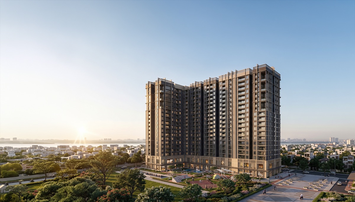 Phối cảnh tòa tháp The Primavera nhìn từ trên cao